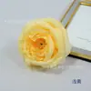 Flor Artificial Rosa Borde Francés Coca-Cola Rosa Borde Enrollado Diana Rosa Flor de Rosa No Tejida Fondo de Boda Pared de Flores Arreglo Floral