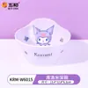 Nuevo Vajilla de Melamina Kuromi de Wuhe, Licencia Oficial Sanrio, Plato Dividido Infantil Anti-quemaduras de Dibujos Animados, Vaso, Tazón