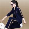 Traje Deportivo de Alta Gama para Mujer, Primavera y Otoño 2026 Nueva Marca Sudadera con Cuello Alto, Ropa Suelta para Correr, Conjunto Casual de Tres Piezas, Moderno