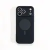 Aplicável para Capa de Celular de Silicone Líquido para iPhone 18 Pro Max com Anel Magnético, Capa Protetora de Cobertura Total com Furo Preciso para Apple 17