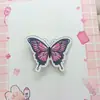 Fivela Decorativa de Borboleta para Sapato de Borracha Macia Pvc, Flor de Sapato com Furo, Acessórios para Sapato DIY, Presilha de Cabelo de Borboleta da Amazon