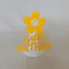 Nuevo Sombrero de Fieltro Feliz Cumpleaños Corona de Cumpleaños Infantil Sombrero de Fiesta Decoración de Pastel Sombrero de Fiesta de Primer Cumpleaños para Bebé