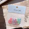 8 paquetes de pinzas para el pelo BB con flequillo hueco dulces versátiles para niños, pinzas para el pelo lindas de lunares, pinzas para el pelo frescas con goteo de aceite lateral