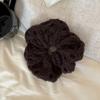 Doce Queijo de Frutas Vermelhas! Elástico de Cabelo de Fio Tricotado Versátil Retrô para Mulheres, Elástico de Cabelo Scrunchie Atmosfera Outono e Inverno Novo Estilo