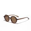 Gafas Xunge Retro Montura Grande Gafas de Sol Redondas para Mujer Gafas de Celebridad de Internet para Hombre Gafas de Sol de Moda Europeas y Americanas Nuevas Transfronterizas