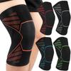 Rodilleras Deportivas de Punto, Rodilleras de Nylon de Alta Elasticidad Transpirables, Mangas para Piernas para Hombres y Mujeres, Rodilleras para Ciclismo, Correr, Baloncesto, Fitness
