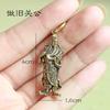 Colgante Llavero de Cobre Puro Juguete Infantil Regalo Colgante Inspirador del Zodiaco Rata Decoración Simple Unisex Llave de Coche
