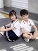 Uniforme de Jardín de Niños para Estudiantes de Primaria y Secundaria Vestido de Verano Personalizado Traje Estilo Colegio Británico Traje de Clase POLO para Hombre y Mujer
