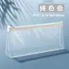 Bolsa de Lápices Transparente para Exámenes, Bolsa Especial de Papelería para Estudiantes de Primaria, Especial para Exámenes, Caja de Papelería Simple para Mujeres, Almacenamiento de Bolsa de Lápices
