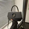 Bolso Elegante Caja Simple Otoño e Invierno Nueva Moda Textura Gran Capacidad Bolso de Hombro Cruzado Cuadrado Pequeño Bolso de Mujer