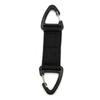 Ao ar livre tático bidirecional chaveiro gancho nylon mochila cinto pendurado fivela multifuncional mochila duplo ponto triângulo gancho
