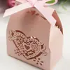 Amazon comercio exterior transfronterizo al contado caja de dulces de boda hueca con láser caja de dulces de boda con láser caja de dulces portátil