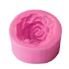 Variedade de molde de silicone líquido de rosa, açúcar, chocolate, argila macia, argila, gesso, ornamentos, ferramentas de modelagem