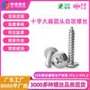 Tornillo autoperforante de cabeza de hongo de cola puntiaguda estándar de Guangdong para ingeniería de sitios de construcción m3m4m5 cruz cabeza redonda plana grande