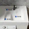 Venta al por mayor de fábrica tabla de lavar para balcón lavabo bajo encimera lavabo de cerámica con tabla de lavar gabinete de lavado lavabo empotrado
