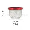 Botella Transparente de Vidrio Personalizada Transfronteriza Nido de Pájaro Simple Se Puede Cocinar al Vapor y Cocinar Botella de Nido de Pájaro para Hongos Blancos Caseros Botella para Mermelada y Miel