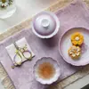Dinastia Tang e Song Roxo Degradê Cerâmica Arita Flor de Rosa Pintada à Mão Xícara Mestra de Cerâmica Conjunto de Chá Kung Fu Xícara de Chá Doméstica Xícara de Degustação