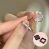 Anillo de circonia de amor Anillo sencillo de fila de taladro para mujer con forma de corazón hueco moda personalidad novias anillo para dedo de comida ajustable