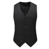 Colete de terno colorido, preto e azul, plus size, corte slim, roupa formal, colete de terno de hotel vermelho, colete, branco