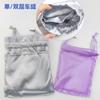 Bolsa de satén con cordón para peluca, bolsa de embalaje para cosméticos, bolsa de satén con cordón, bolsa de embalaje para joyas, venta al por mayor