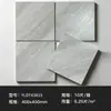 Pisos Pequenos Azulejados com Esmalte Esculpido Fosco 400*400 Cozinha Banheiro Banheiro Antiderrapante Cinza Azulejos Retro Azulejos Cerâmicos
