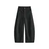 Calça de Perna Larga Khaki Retrô Cattee para Homens e Mulheres 2025 Nova Calça Cargo Solta Bf Americana Desconstruída Calça Cimitarra