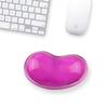 Outlet de Fábrica de Mineração Quente Transfronteiriço Apoio de Pulso Coração Transparente Fofo Cor Sólida Pintada Almofada de Mão Silicone Cristalino Apoio de Pulso