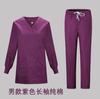 Venta al por mayor de fábrica algodón lavado a mano ropa manga corta traje dividido cepillo ropa de mano quirófano ropa de trabajo de doctor ropa quirúrgica