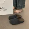 Diadema de Lana Estilo Hada Suave Retro Zapatillas Estilo Nuevo 2026 Zapatos Birkenstock que Aumentan la Altura Zapatillas Medias de Ponerse Fácilmente