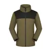 Roupas de assalto forradas com fleece gola alta personalizada roupas de trabalho impressão bordado homens e mulheres casaco à prova de vento à prova d'água para atividades ao ar livre logotipo