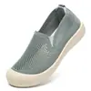 Zapatos de Tela Old Beijing de Nuevo Estilo para Mujer, Zapatos Casuales de Malla Hueca Transpirables, Suela Suave, Antideslizantes, Zapatos de Malla para Personas de Mediana Edad y Mayores