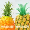 Piña Simulada al por Mayor Personalizada Cabeza de Hoja de Piña Falsa Modelo de Espuma de Plástico Decoración de Frutas Exhibición Juguetes para Niños