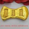 Barras de Oro de Tesorería de la Dinastía Qing Lingotes de Oro Pepitas de Oro Cobre Sólido Lingotes de Oro Estilo Antiguo Ladrillos de Oro que No se Desvanecen Accesorios Oro de Arena