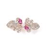 Horquilla de mariposa transfronteriza para mujer, nueva, fresca, con diamantes de imitación, con resorte, con forma de bola, para recogido, venta al por mayor