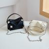 Bolso Cuadrado con Cadena Estilo Chanel para Mujer, Bolso de Mano Elegante, Bolso Boston Texturizado, Gran Capacidad, Bolso Cruzado de Piel Suave