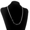 Collar de Acero de Titanio de Estilo Neutro para Mujer Diseño de Alta Gama Nicho Cadena de Clavícula con Cuentas 2022 Nueva Cadena Tendencia para Chicos