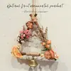 Sinos de Vento Criativos de Parede, Materiais para Jardim de Infância, Decorações Penduradas Feitas à Mão, Flores Secas Naturais, Enfeites de Pinha Pendurados, Decorações de Parede para Casa