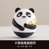 Enfeites de Panda Segurando Bambu para Copo Cerâmica Decorações de Mesa de Casa/Escritório Entrada Artesanato para Carro Pequenos Enfeites
