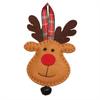 Pingente de Natal transfronteiriço novo pingente criativo de Natal decoração de árvore de Natal veado fofo Sino pequeno pendente