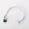 Estilo Japonês e Coreano ins Super Fada Borboleta Colorida Pingente Pérola Imitação Pulseira Feminina Elegante Simples Retrô Namorada Estudante Pulseira