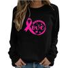 Moletom Feminino Europeu e Americano Transfronteiriço Comércio Exterior Outono e Inverno Novo Gola Redonda Manga Longa plus size Solto com forro de fleece Espessado Moletom Feminino Europeu e Americano