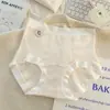 Ropa interior de 10A Antibacteriana con Entrepierna Extendida para Mujer Tipo Algodón Puro Algodón de Bebé Cintura Alta Control de Abdomen Ropa Interior de Recuperación Postparto para Mujer Algodón Puro