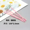 Etiqueta de Equipaje de Color Mate con Cordón, Cordón para Tarjeta de Embarque de Tablero de PVC, Cordón para Identificación con Cuerda Transparente 150*2.5mm