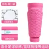 Espinilleras anti-colisión de panal de fútbol, protectores de pierna anti-colisión de fútbol de EVA engrosado hexagonal, espinilleras anti-colisión para esquí