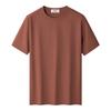 280g Ácido Acético Cool Sense Modal Ligero Dale Camiseta de Manga Corta para Hombre Verano Seda de Hielo Cuello Redondo Camiseta Casual de Alta Gama