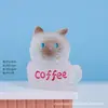Gato PAI artista coche oficina estación de trabajo decoración adorno caricatura moderno juguete figura regalo de cumpleaños