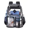 Estoque Novo Venda Quente Transfronteiriça Amazon Mochila Transparente Bolsa de Ombro Duplo de PVC Mochila Visível Esportes Fitness ao Ar Livre