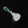 Colgante de Ágata Natural Flor de Loto Amuletos Pequeños para Cadena de Teléfono Pulsera Collar Mini Accesorio Directo del Fabricante