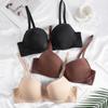 [Tallas Grandes] Sujetador de Camiseta Superficie Lisa Estilo Básico para Todas las Estaciones Sujetador con Aros para Bustos Grandes, Push-Up y Soporte, Estilo Delgado
