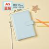 Cuaderno A5 Casual Personalizable con Logo Imprimible Reunión de Negocios Trabajo Oficina Libreta de Cuero de Alto Valor con Hebilla